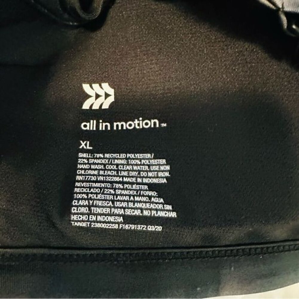 Women's Strappy Bralette Bikini Top All in Motion Black M NWTS SOLD OUT RARE HTF - Picture 8 of 12